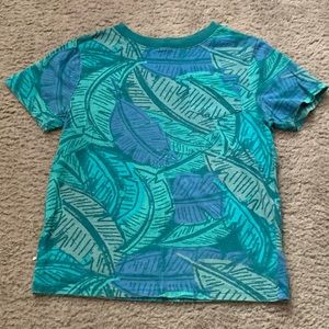 Cat & Jack Short Sleeve Leaves T-shirt